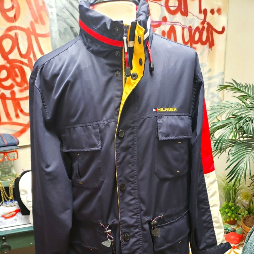 Vintage Tommy Hilfiger Men's WaterStop Jacket, Size XL, Immaculately Clean.